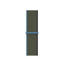 Loop Type Sport Watch Band For Apple Watch Series 7 41mm / 6 & SE & 5 & 4 40mm / 3 & 2 & 1 38mm(Dark Olive Green)