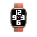 Loop Type Sport Watch Band For Apple Watch Series 7 41mm / 6 & SE & 5 & 4 40mm / 3 & 2 & 1 38mm (Pomelo Pink Wheat)