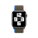 Loop Type Sport Watch Band For Apple Watch Series 7 45mm / 6 & SE & 5 & 4 44mm / 3 & 2 & 1 42mm(Olive)