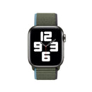 Loop Type Sport Watch Band For Apple Watch Series 7 45mm / 6 & SE & 5 & 4 44mm / 3 & 2 & 1 42mm(Dark Olive Green)