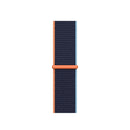 Loop Type Sport Watch Band For Apple Watch Series 7 45mm / 6 & SE & 5 & 4 44mm / 3 & 2 & 1 42mm(Dark Navy Blue)