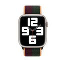 Loop Type Sport Watch Band For Apple Watch Series 7 45mm / 6 & SE & 5 & 4 44mm / 3 & 2 & 1 42mm (Cherry Green)