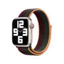 Loop Type Sport Watch Band For Apple Watch Series 7 45mm / 6 & SE & 5 & 4 44mm / 3 & 2 & 1 42mm (Cherry Green)