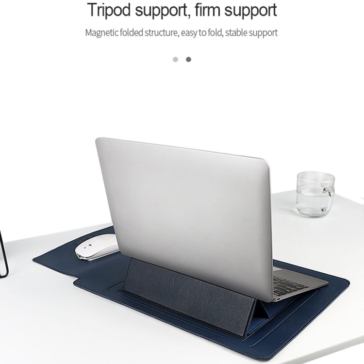 PU06 3 in 1 PU Multifunctional Laptop Bag, Size:13.3 inch(ArmyGreen)