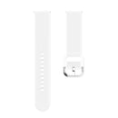 20mm Vertical Texture Silicone Watch Band(White)