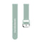 22mm Vertical Texture Silicone Watch Band(Emerald Green)