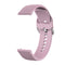 22mm Vertical Texture Silicone Watch Band(Light Purple)