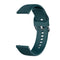 22mm Vertical Texture Silicone Watch Band(Olive Green)
