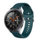 22mm Vertical Texture Silicone Watch Band(Olive Green)