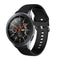 22mm Vertical Texture Silicone Watch Band(Black)