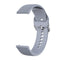 22mm Vertical Texture Silicone Watch Band(Grey)