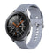 22mm Vertical Texture Silicone Watch Band(Grey)