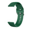 22mm Vertical Texture Silicone Watch Band(Army Green)