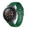 22mm Vertical Texture Silicone Watch Band(Army Green)