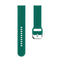 22mm Vertical Texture Silicone Watch Band(Dark Green)