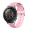 22mm Vertical Texture Silicone Watch Band(Pink)