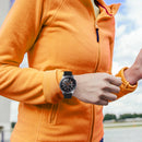 22mm Vertical Texture Silicone Watch Band(Rose Red)