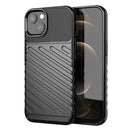 Thunderbolt Shockproof TPU Soft Case For iPhone 13(Black)