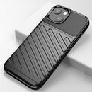 Thunderbolt Shockproof TPU Soft Case For iPhone 13(Black)