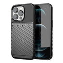Thunderbolt Shockproof TPU Soft Case For iPhone 13 Pro Max(Black)