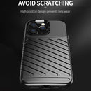 Thunderbolt Shockproof TPU Soft Case For iPhone 13 Pro Max(Black)
