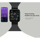 CS254 1.57 inch TFT Touch Screen 3ATM Waterproof Smart Watch, Support Sleep Monitoring / Heart Rate Monitoring / Bluetooth Voice Call / Bluetooth Music Playback(Black)