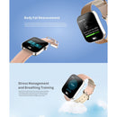 H1 1.3 inch TFT Screen IP68 Waterproof Smart Watch, Support Sleep Monitoring / Heart Rate Monitoring / ECG Electrocardiogram / Vascular Management / Body Temperature Monitoring(Orange)