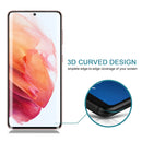 For Samsung Galaxy S21 5G Full Glue 9H HD 3D Curved Edge Tempered Glass Film(Black)