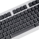 HXSJ P9 104 Keys PBT Color Mechanical Keyboard Keycaps(Black)