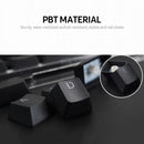 HXSJ P9 104 Keys PBT Color Mechanical Keyboard Keycaps(Black)