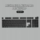 HXSJ P9 104 Keys PBT Color Mechanical Keyboard Keycaps(Red)