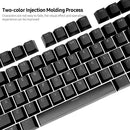 HXSJ P9 104 Keys PBT Color Mechanical Keyboard Keycaps(Orange)
