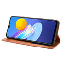 For vivo Y72 5G / iQOO Z3 5G Magnetic Buckle Retro Crazy Horse Texture Horizontal Flip Leather Case with Holder & Card Slots & Photo Frame(Brown)