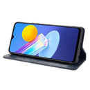 For vivo Y72 5G / iQOO Z3 5G Magnetic Buckle Retro Crazy Horse Texture Horizontal Flip Leather Case with Holder & Card Slots & Photo Frame(Blue)
