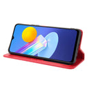 For vivo Y72 5G / iQOO Z3 5G Magnetic Buckle Retro Crazy Horse Texture Horizontal Flip Leather Case with Holder & Card Slots & Photo Frame(Red)