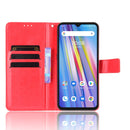 For Umidigi A11 Crazy Horse Texture Horizontal Flip Leather Case with Holder & Card Slots & Lanyard(Red)