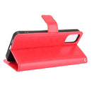 For Umidigi A11 Crazy Horse Texture Horizontal Flip Leather Case with Holder & Card Slots & Lanyard(Red)