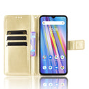 For Umidigi A11 Crazy Horse Texture Horizontal Flip Leather Case with Holder & Card Slots & Lanyard(Gold)