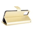 For Umidigi A11 Crazy Horse Texture Horizontal Flip Leather Case with Holder & Card Slots & Lanyard(Gold)