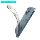 Shockproof Transparent TPU Protective Case For iPhone 13 Pro(Transparent)