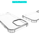 Shockproof Transparent TPU Protective Case For iPhone 13 Pro(Transparent)