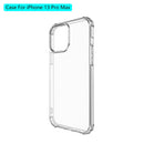 Shockproof Transparent TPU Protective Case For iPhone 13 Pro Max(Transparent)