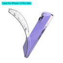 Shockproof Transparent TPU Protective Case For iPhone 13 Pro Max(Transparent)