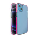 TPU Double-color Shockproof Protective Case For iPhone 13(Rose Red)