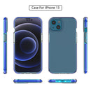TPU Double-color Shockproof Protective Case For iPhone 13(Rose Red)