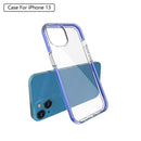 TPU Double-color Shockproof Protective Case For iPhone 13(Rose Red)