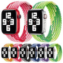 Single Loop Weaving Nylon Watch Band, Size: S 135mm For Apple Watch Series 8&7 41mm / SE 2&6&SE&5&4 40mm / 3&2&1 38mm(Black)