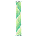 Single Loop Weaving Nylon Watch Band, Size: M 155mm For Apple Watch Series 7 45mm / 6 & SE & 5 & 4 44mm / 3 & 2 & 1 42mm(Strawberry Red)