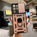 For Samsung Galaxy Note20 Ultra 5G Sliding Camera Cover Design TPU+PC Protective Case(Rose Gold)