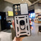 For Samsung Galaxy Note20 Ultra 5G Sliding Camera Cover Design TPU+PC Protective Case(Silver)